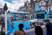 Fanzone bei den Olympischen Spielen in Paris - David Goldman/AP/dpa