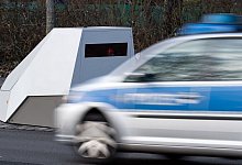 Mobiler Blitzwagen - Bernd von Jutrczenka/dpa