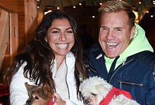 Dieter Bohlen und Carina - Volker Dornberger/dpa