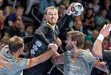 Welthandballer Mathias Gidsel - Andreas Gora/dpa