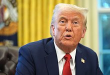 US-Präsident Trump im Oval Office - Evan Vucci/AP/dpa