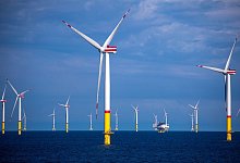 Offshore-Windpark - Foto: Jens B&uuml;ttner/dpa-Zentralbild/ZB