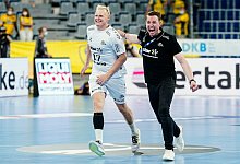Patrick Wiencek und Filip Jicha beim THW Kiel - Uwe Anspach/dpa-Pool/dpa