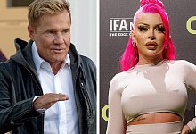 Dieter Bohlen und Katja Krasavice - Henning Kaiser/Carsten Koall/dpa