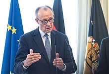 Bundeskanzler Merz - Antrittsbesuch in Baden-Württemberg - Marijan Murat/dpa