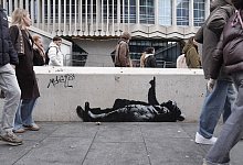 Graffiti-Kunstwerk in London - Stefan Rousseau/PA Wire/dpa