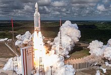 Ein Wissenschaftler soll Informationen &uuml;ber die Ariane-Raketen an den russischen Geheimdienst weitergegeben haben. - S Martin/ARIANESPACE/epa/dpa/Archiv