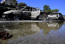 Waldbrände in Griechenland - Michael Varaklas/AP/dpa