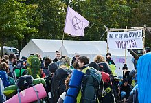 Klimacamp - Foto: Annette Riedl/dpa