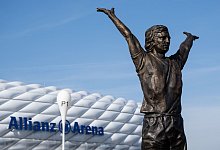 Denkmal f&uuml;r Gerd M&uuml;ller - Sven Hoppe/dpa