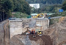 Start Neubau Talbr&uuml;cke Rahmede - Dieter Menne/dpa