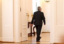 Erkl&auml;rung Bundespr&auml;sident Gauck - dpa