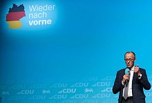 Friedrich Merz bei CDU Neujahrsempfang K&uuml;nzelsau - Daniel L&ouml;b/dpa