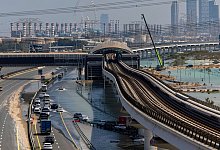 Überschwemmungen in Dubai - Christopher Pike/AP/dpa