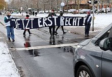 Protest in Stralsund - Bernd Wüstneck/dpa