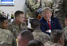 Trump in Afghanistan - Foto: Alex Brandon/AP/dpa