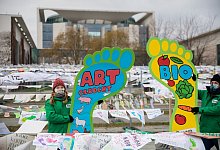 Demonstration f&uuml;r Agrarwende - Foto: Christoph Soeder/dpa