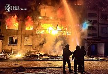 Ukraine-Krieg - Dobropillja - Ukrainian Emergency Service/AP/dpa