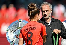 Lena Oberdorf und Christian Wück - Harry Langer/dpa