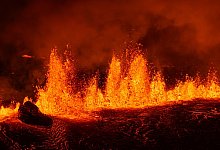 Vulkanausbruch auf Island - Marco di Marco/AP/dpa