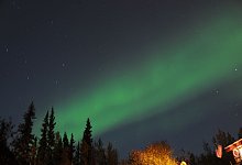 Polarlichter &uuml;ber Fairbanks - Finn Huwald/dpa-tmn