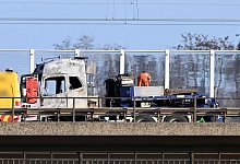 Lkw-Brand am Nadel&ouml;hr Kaiserberg: A3 bis Samstag gesperrt - Federico Gambarini/dpa