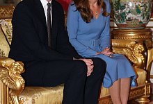 William & Kate - Foto: Jonathan Brady/PA Wire/dpa