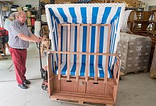 Strandkorbfabrik auf Usedom - Foto: Stefan Sauer