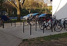 7detmoldneue_fahrradbugel_landestheater - 1 - Werner Kloppmann/ADFC Lippe