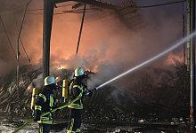 Feuer bei Remondis am 10.10.25 - Feuerwehr Dörentrup