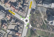 Kreuzung Elisabethstra&szlig;e - 1 - Grafik: Stadt Detmold