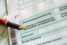 Steuererkl&auml;rung - 1 - dpa