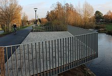 Der Bega-Balkon in Lemgo ist fertig und sorgt f&uuml;r gespaltene Meinungen. - 1 - Kyrill von Matuschka