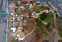 schlosspark-drohne-beschriftet - 1 - Foto: Nicole Ellerbrake/Montage: Oliver Wendtland