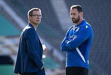 Abschlusstraining im Olympiastadion: Arminia Bielefeld - 1 - Teresa Kroeger/RHR-FOTO