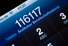 Rufnummer &auml;rztlicher Bereitschaftsdienst - picture alliance / dpa