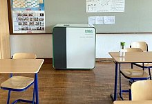 Mobile Luftfilter in Schulen - Foto: Henning Otte/dpa