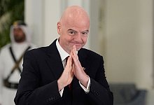 US-Präsident Trump im Nahen Osten - Katar - Alex Brandon/AP/dpa