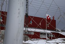 Fußball auf Grönland - Steffen Trumpf/dpa