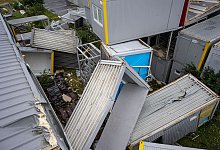 Sch&auml;den nach schwerem Sturm im m&uuml;nsterl&auml;ndischen Telgte - Guido Kirchner/dpa