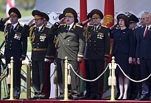 Parade - Foto: Sergei Gapon/Pool AFP/AP/dpa