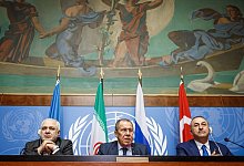 Vor dem Verfassungsausschuss f&uuml;r Syrien - Foto: Valentin Flauraud/Keystone/AP/dpa