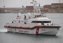 Italienische K&uuml;stenwache - Valeria Ferrario/AP/dpa