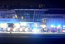 Kabelbrand am Flughafen Stuttgart - SDMG/dpa