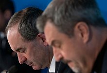 Hubert Aiwanger und Markus Söder - Peter Kneffel/dpa