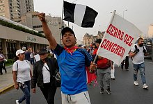 Proteste in Lima - Martin Mejia/AP/dpa
