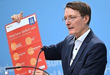 Bundesgesundheitsminister Lauterbach zu Hitzeschutz - Britta Pedersen/dpa