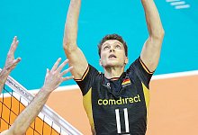 Der Kapitän der deutschen Volleyballer: Lukas Kampa. - Andreas Gora/dpa