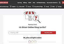 Möchten Sie sichergehen, dass es sich bei dem Online-Shop um ein seriöses Angebot handelt? Mit dem Fakeshop-Finder lässt sich das prüfen. - www.fakeshop-finder.nrw/dpa-tmn