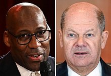 Joe Chialo und Olaf Scholz - Soeren Stache; Kay Nietfeld/dpa